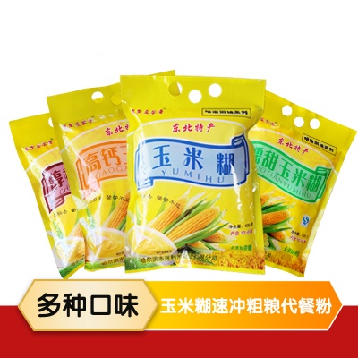 黑龙江哈尔滨 玉米糊四种口味随心搭 400g/袋